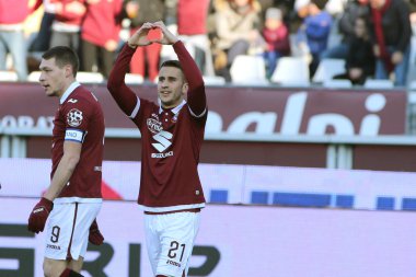 İtalyan Futbolu Serisi A Erkekler Şampiyonası Torino Bologna 'ya karşı