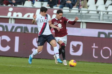 İtalyan Futbolu Serisi A Erkekler Şampiyonası Torino Bologna 'ya karşı