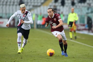İtalyan Futbolu Serisi A Erkekler Şampiyonası Torino Bologna 'ya karşı