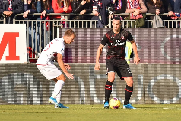 Campionato Italiano Calcio Serie A Uomini Cagliari vs Milan — Foto Stock