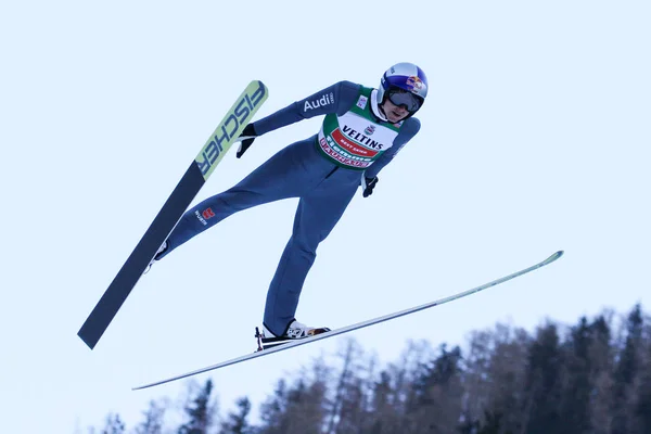 Nordic Ski FIS World Cup - Nordic Combined — 스톡 사진