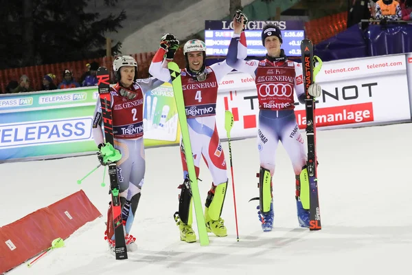 Ski Fis Audi World Cup - Slalom Mężczyźni — Zdjęcie stockowe