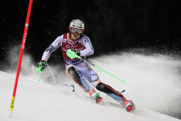 Ski Fis Audi世界杯- Slalom男子 — 图库照片