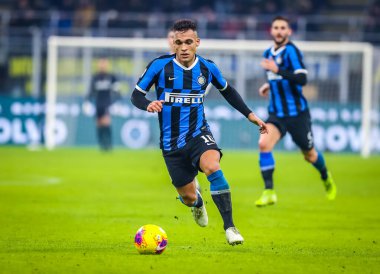 İtalyan Futbol Serisi A Erkekler Şampiyonası Inter Atalanta 'ya karşı