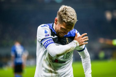İtalyan Futbol Serisi A Erkekler Şampiyonası Inter Atalanta 'ya karşı