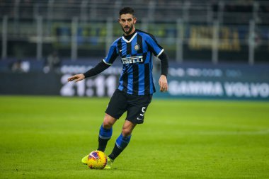 İtalyan Futbol Serisi A Erkekler Şampiyonası Inter Atalanta 'ya karşı