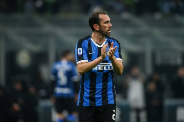 İtalyan Futbol Serisi A Erkekler Şampiyonası Inter Atalanta 'ya karşı