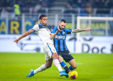 İtalyan Futbol Serisi A Erkekler Şampiyonası Inter Atalanta 'ya karşı