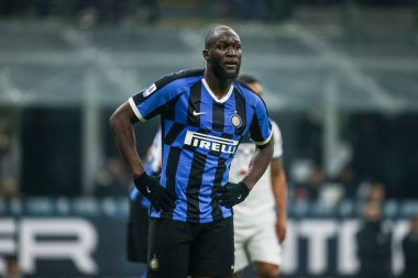 İtalyan Futbol Serisi A Erkekler Şampiyonası Inter Atalanta 'ya karşı