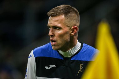 İtalyan Futbol Serisi A Erkekler Şampiyonası Inter Atalanta 'ya karşı