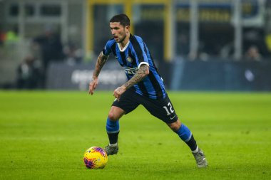 İtalyan Futbol Serisi A Erkekler Şampiyonası Inter Atalanta 'ya karşı