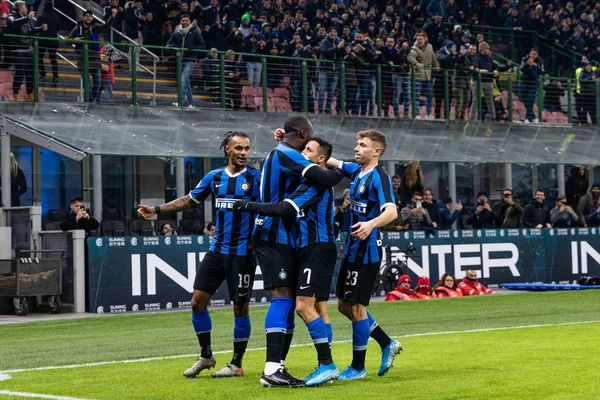 Italiaans Tim Cup kampioenschap Inter vs Cagliari — Stockfoto