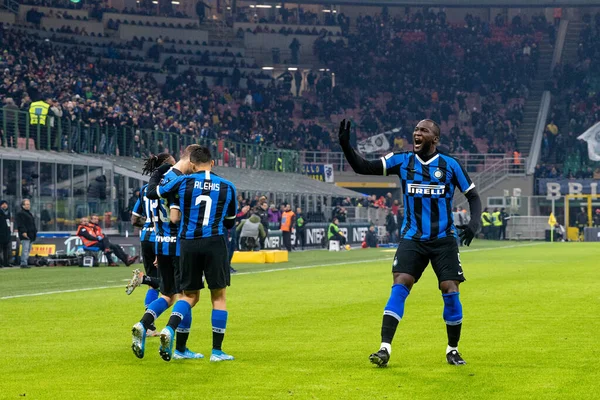 Campeonato Italiano de Copa TIM Inter vs Cagliari — Fotografia de Stock