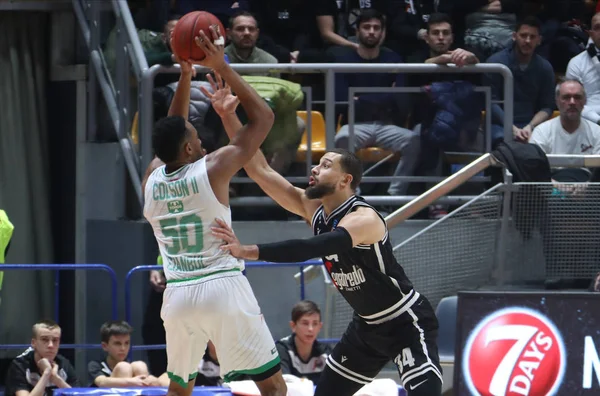 Campeonato Europeu de Basquetebol Segafredo Virtus Bologna vs Darussafaka Tekfen Istambul — Fotografia de Stock