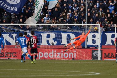 İtalyan Futbol Serisi A Erkekler Şampiyonası Brescia, Cagliari 'ye karşı