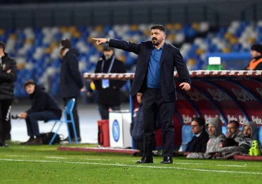 İtalyan Futbolu Serie A Men Championship Ssc Napoli Acf Fiorentina 'ya karşı
