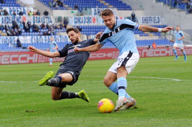 İtalyan Futbolu Serisi A Erkekler Şampiyonası Lazio Sampdoria 'ya karşı 