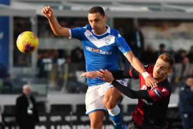 İtalyan Futbol Serisi A Erkekler Şampiyonası Brescia, Cagliari 'ye karşı