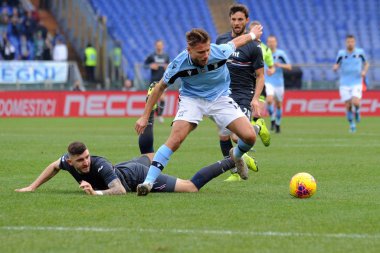 İtalyan Futbolu Serisi A Erkekler Şampiyonası Lazio Sampdoria 'ya karşı 
