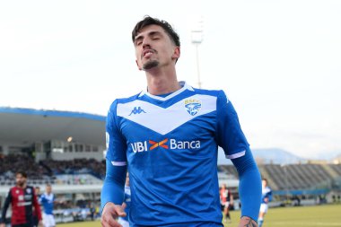 İtalyan Futbol Serisi A Erkekler Şampiyonası Brescia, Cagliari 'ye karşı