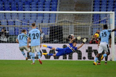 İtalyan Futbolu Serisi A Erkekler Şampiyonası Lazio Sampdoria 'ya karşı 