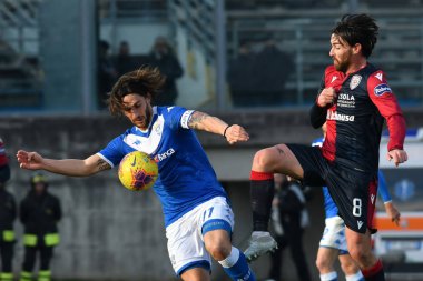 İtalyan Futbol Serisi A Erkekler Şampiyonası Brescia, Cagliari 'ye karşı