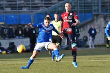 İtalyan Futbol Serisi A Erkekler Şampiyonası Brescia, Cagliari 'ye karşı