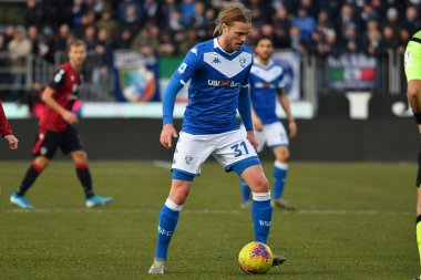 İtalyan Futbol Serisi A Erkekler Şampiyonası Brescia, Cagliari 'ye karşı
