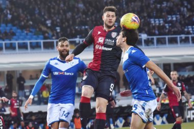 İtalyan Futbol Serisi A Erkekler Şampiyonası Brescia, Cagliari 'ye karşı