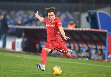 İtalyan Futbolu Serie A Men Championship Ssc Napoli Acf Fiorentina 'ya karşı
