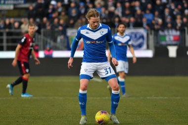 İtalyan Futbol Serisi A Erkekler Şampiyonası Brescia, Cagliari 'ye karşı