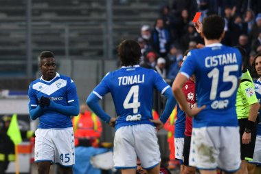 İtalyan Futbol Serisi A Erkekler Şampiyonası Brescia, Cagliari 'ye karşı