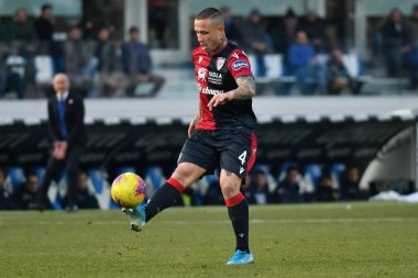 İtalyan Futbol Serisi A Erkekler Şampiyonası Brescia, Cagliari 'ye karşı