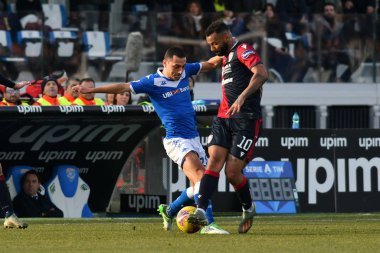 İtalyan Futbol Serisi A Erkekler Şampiyonası Brescia, Cagliari 'ye karşı