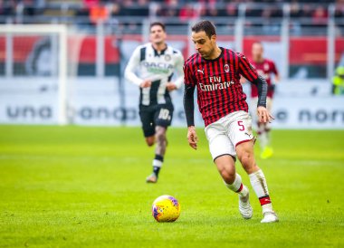 İtalyan Futbolu Serie A Men Şampiyonası Milan Udinese 'ye karşı