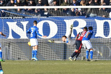 İtalyan Futbol Serisi A Erkekler Şampiyonası Brescia, Cagliari 'ye karşı