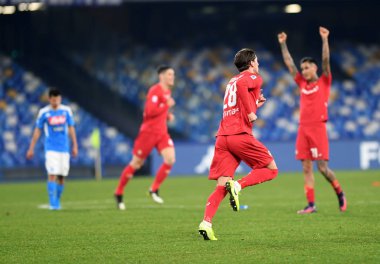 İtalyan Futbolu Serie A Men Championship Ssc Napoli Acf Fiorentina 'ya karşı