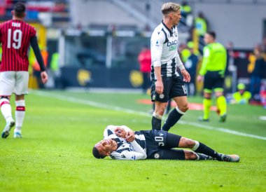 İtalyan Futbolu Serie A Men Şampiyonası Milan Udinese 'ye karşı