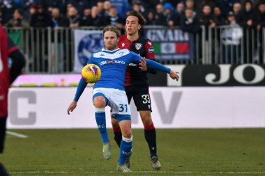 İtalyan Futbol Serisi A Erkekler Şampiyonası Brescia, Cagliari 'ye karşı