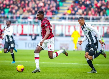 İtalyan Futbolu Serie A Men Şampiyonası Milan Udinese 'ye karşı
