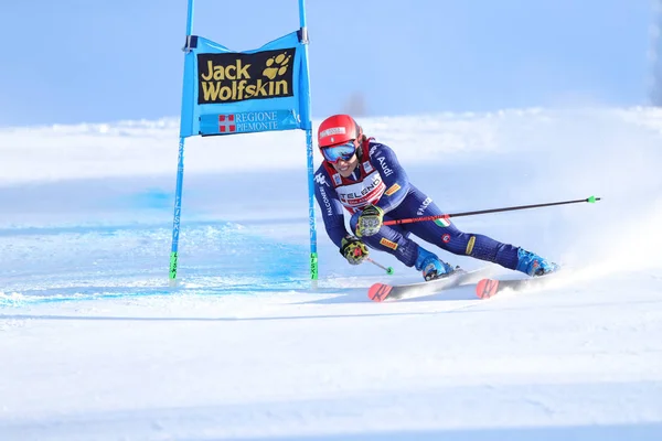 Esquí Copa del Mundo SKI - Slalom Gigante Mujeres — Foto de Stock