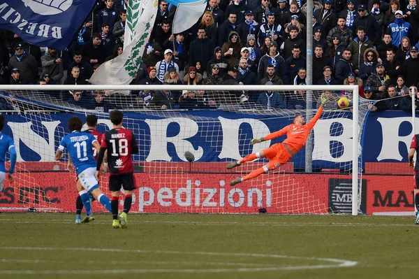 イタリアサッカーセリエA男子選手権ブレシア対カリアリ — ストック写真