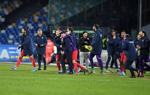 Fútbol Italiano Serie A Campeonato Masculino SSC Napoli vs ACF Fiorentina — Foto de Stock