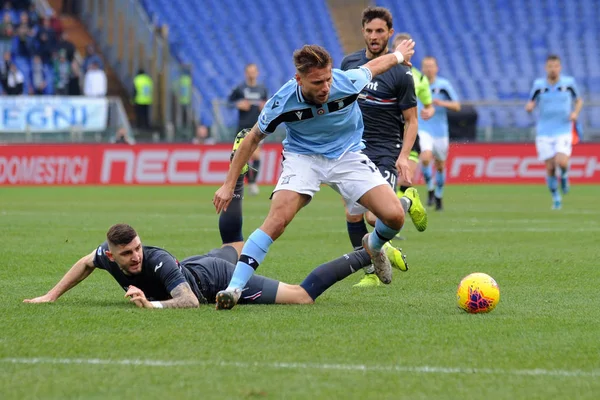 İtalyan Futbolu Serisi A Erkekler Şampiyonası Lazio Sampdoria 'ya karşı 