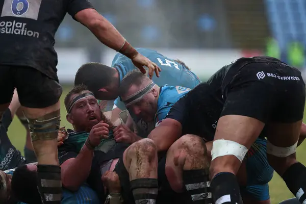 Rugby Challenge Cup Zebre Rugby vs Bristol Bears — Stockfoto