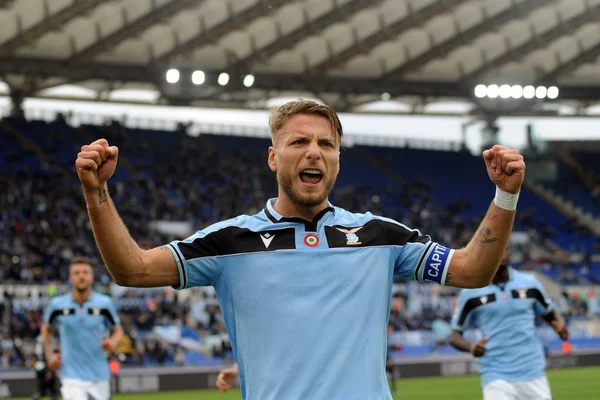 İtalyan Futbolu Serisi A Erkekler Şampiyonası Lazio Sampdoria 'ya karşı 