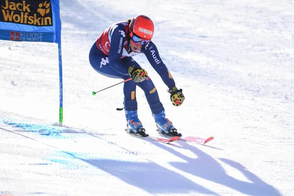 Esquí Copa del Mundo SKI - Slalom Gigante Mujeres —  Fotos de Stock