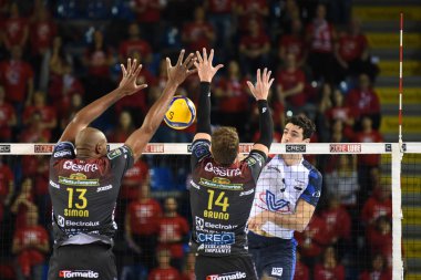 İtalyan Voleybol Erkekler Kupası Çeyrek Finali - Cucine Lube Civitanova Vero Volley Monza 'ya karşı