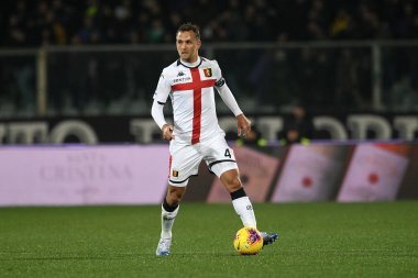 İtalyan Serisi A futbol maçı Acf Fiorentina Cenova Cfc 'ye karşı