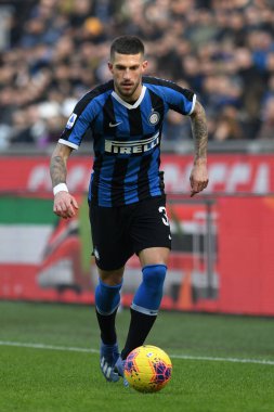 İtalyan Serie A futbol maçı Fc Internazionale - Cagliari Calcio